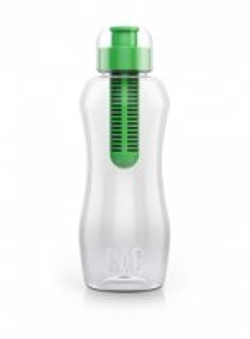 Фляга со сменным фильтром для доочистки воды,500 мл. Цвет фильтра зеленый, инд.уп.