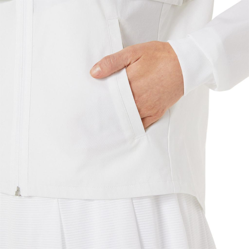 Женская Кофта теннисная Asics Womens Match Jacket - белый