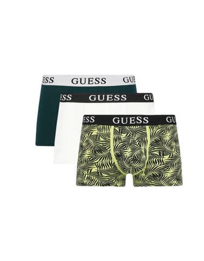Трусики-боксеры 3шт. Guess Underwear - зеленый(U2BG05 K6YW0)