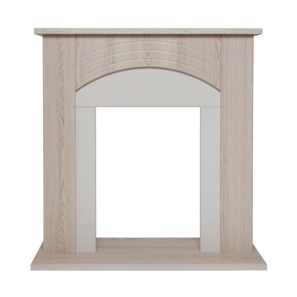 Портал каминный из МДФ RealFlame Hanna STD LO светлый дуб, под очаги (Majestic, Fobos, Eugene, 3D Olympic)