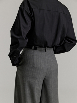 Брюки женские палаццо, серые