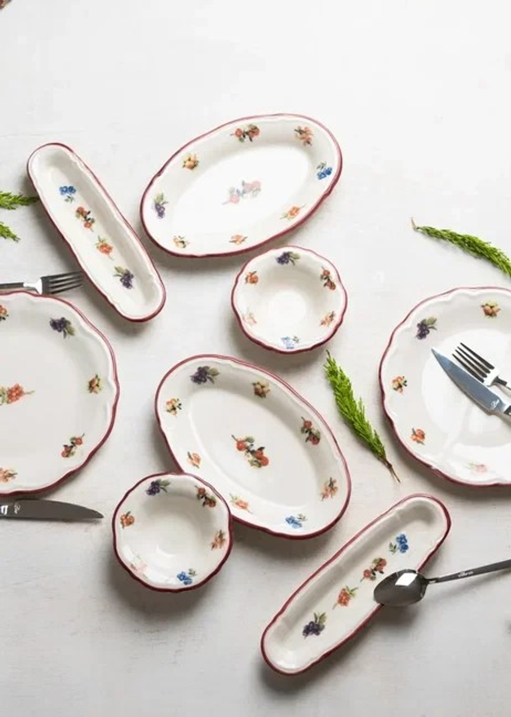 Блюдо для закусок 23см Rustik Grace Porser
