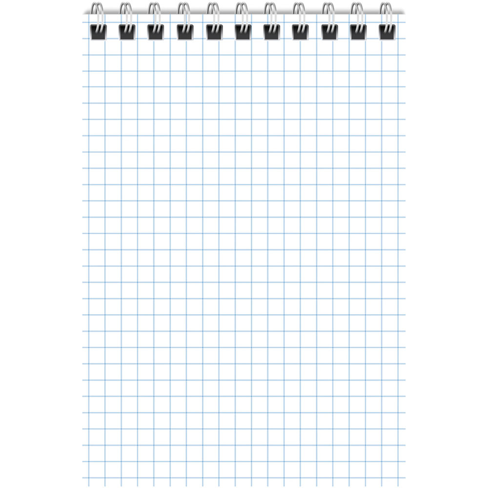 Блокнот  BG "Bright monocolor" на спирали, А6, 60 листов в клетку