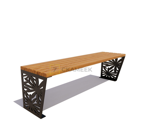 Скамейка садовая «Ромашка» (банкетка 0,6 м лиственница,40х60)