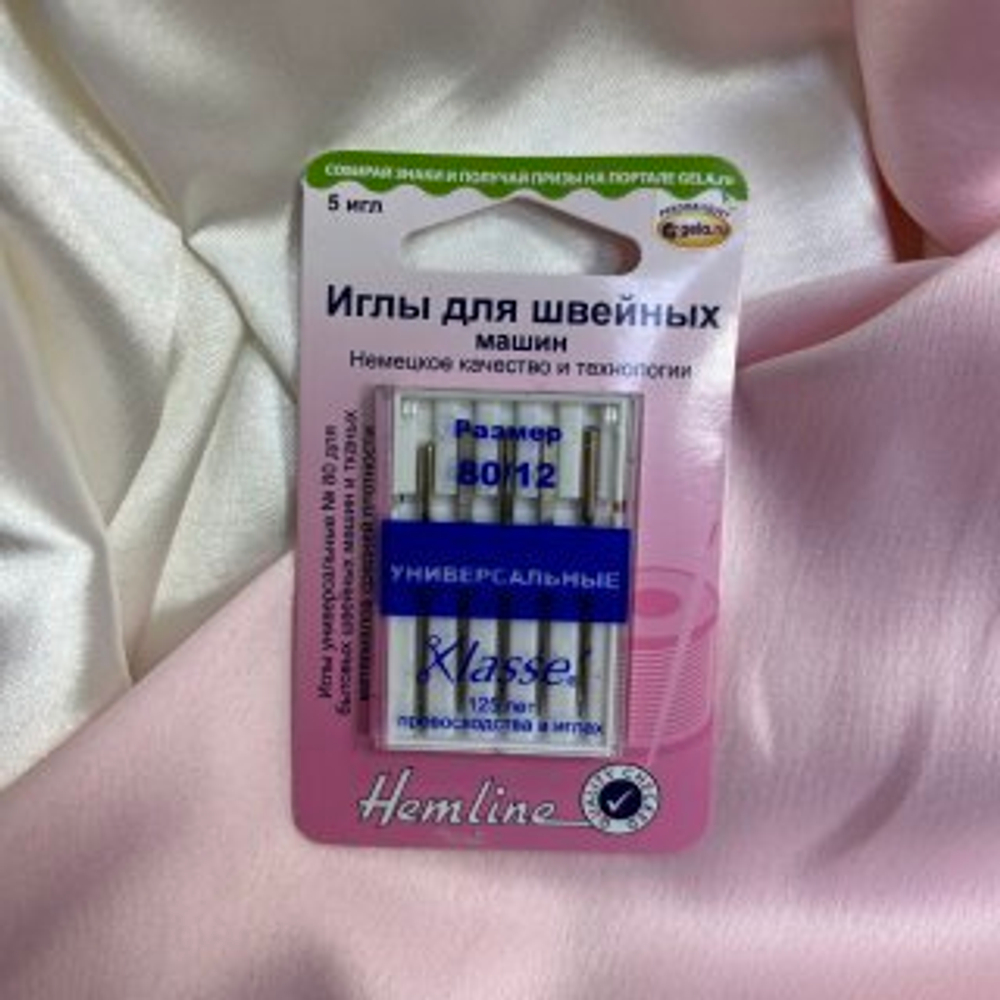 Иглы для швейных машин универсальные HEMLINE