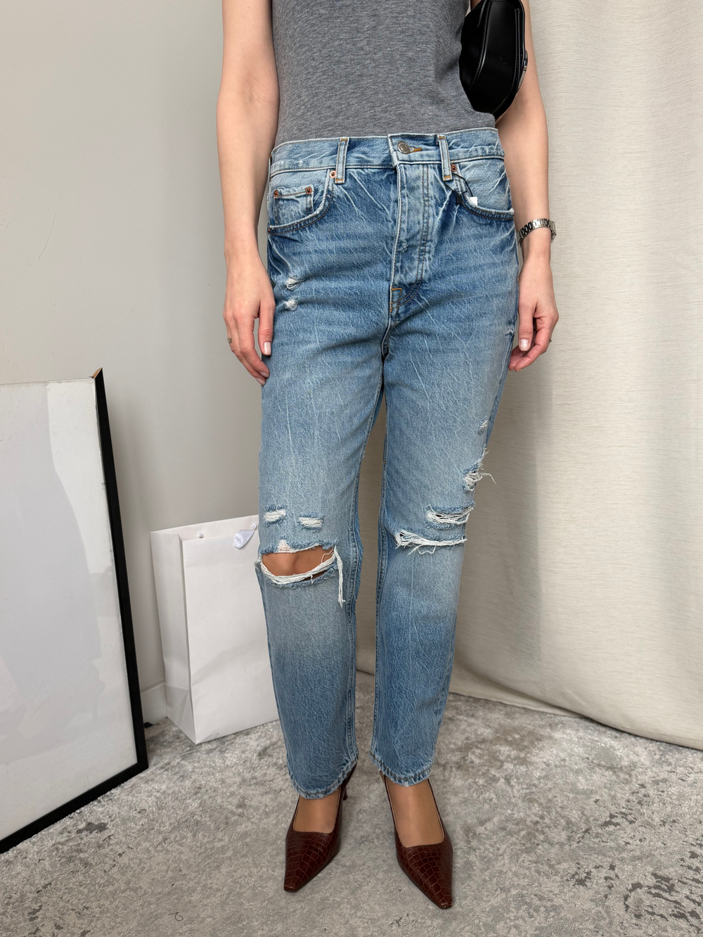 Новые джинсы Zara, S/M