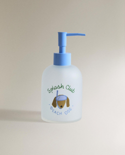 Zara Home дозатор для жидкого мыла, пластик, синий