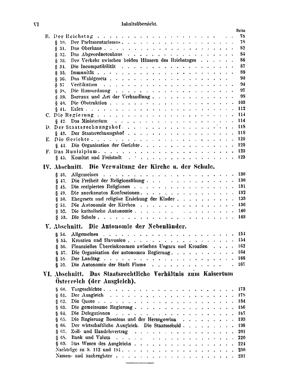 Ungarisches Verfassungsrecht | Henrik Marczali