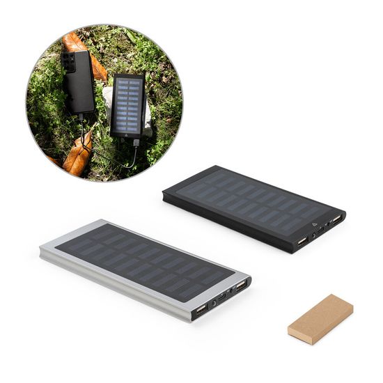 CLERK. Портативный аккумулятор из 100% переработанного алюминия 8'000 mAh