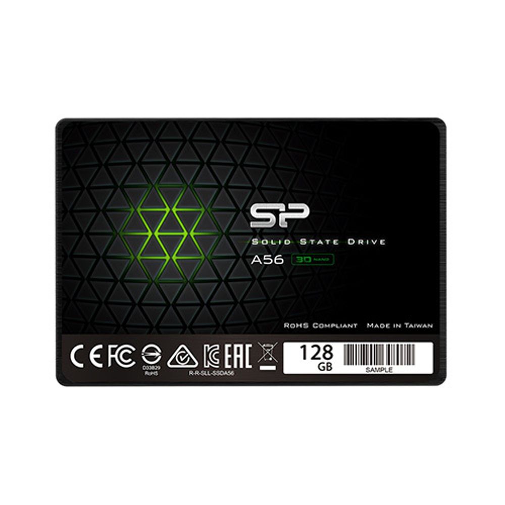 Твердотельный диск 128GB Silicon Power A56, 2.5&quot;, SATA III [R/W - 560/530 MB/s] TLC, Phison