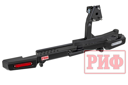 Бампер силовой задний УАЗ Хантер с фонарями, калиткой, возможностью установки фаркопа, лифт 65 мм РИФ