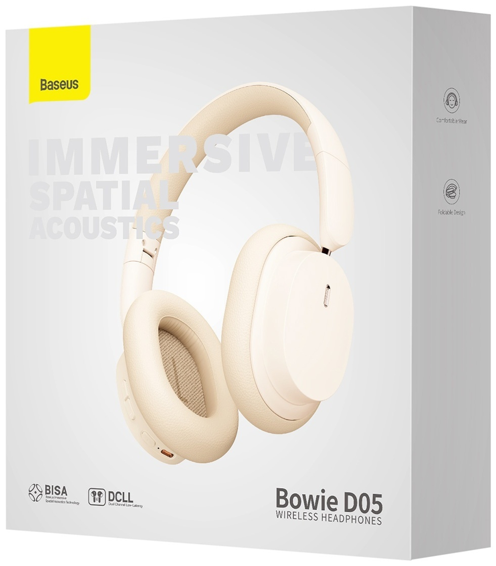 Наушники Baseus Bowie D05 бежевый