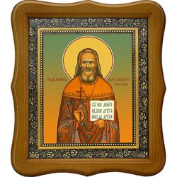 Александр Соколов, пресвитер, священномученик. Икона на холсте.