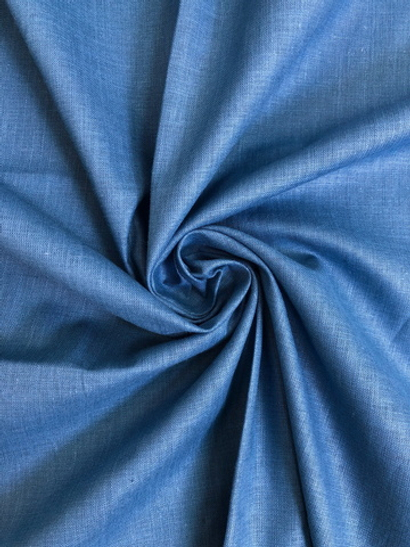 плательная лен, морская волна linen/cotton BST3488