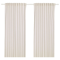 IKEA HANNALILL  (ИКЕА ХАННАЛИЛЛ)  -  Штора, 2 шт, бежевый, 145x250 см
