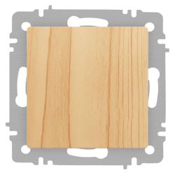 Переключатель Intro Accent 6-103-11 , 10А-250В, IP20, СУ, AL/CU, сосна