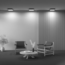 Светильник потолочный светодиодный Maytoni Zon C032CL-36W4K-SQ-B