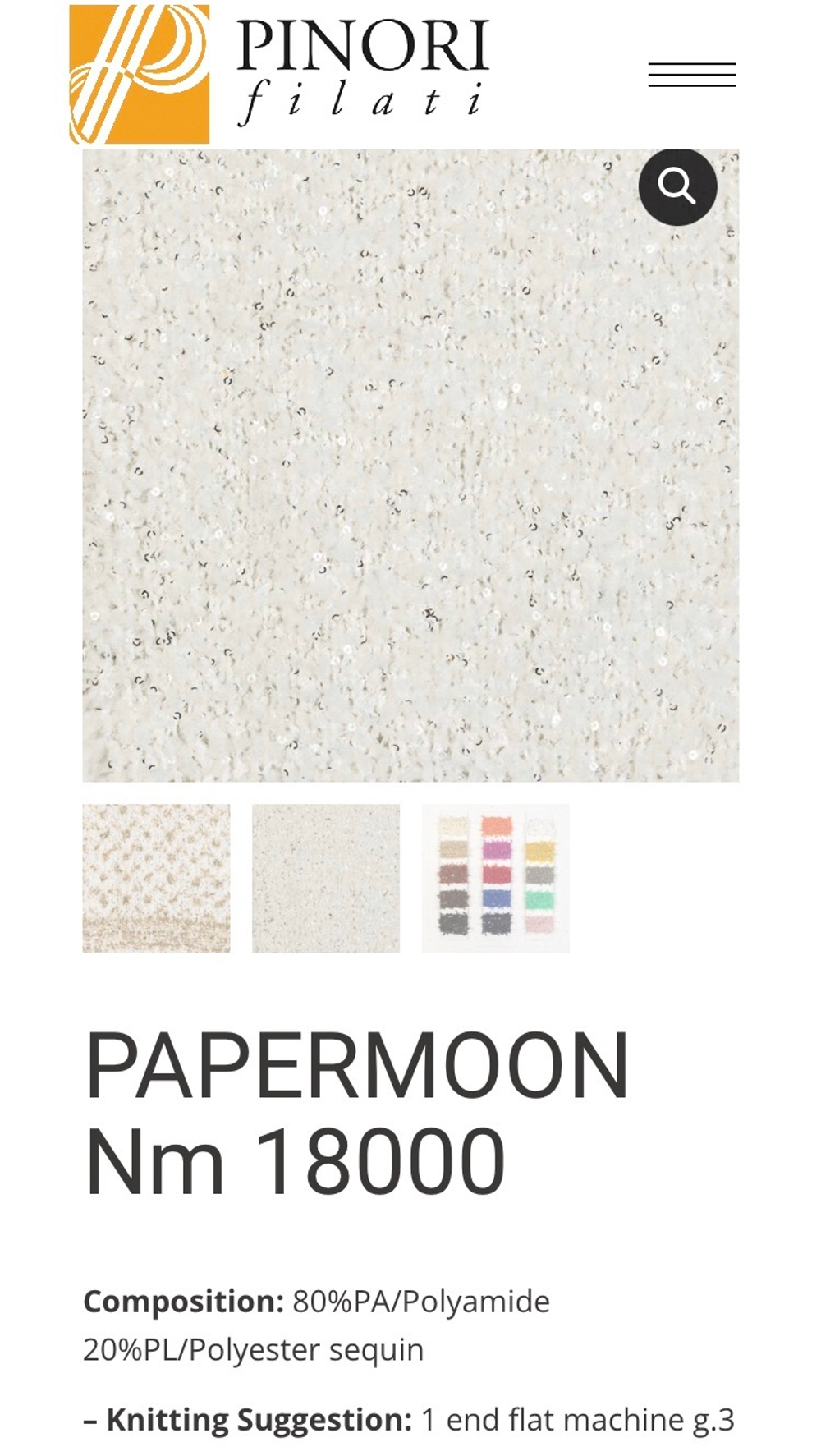 PAPERMOON - PINORI Filati; 80% PA, 20% PL, пайетки 2мм, через каждые 5мм; 180м/100гр; col. 458, цвет: серо-бежевый