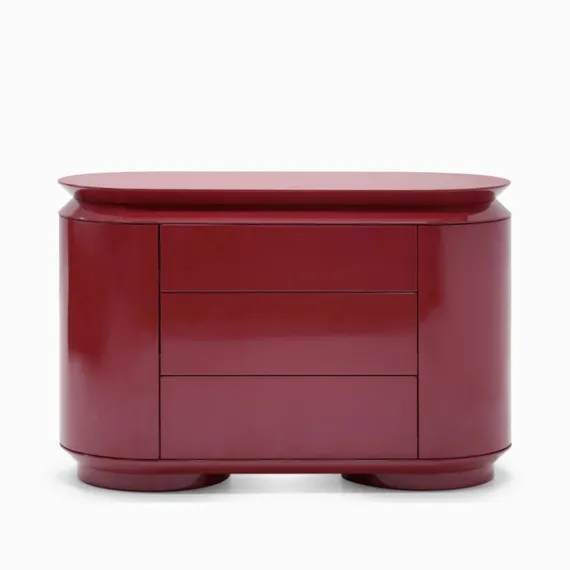 Комод Paula 120х50 см, красный глянец