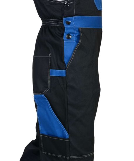 Полукомбинезон "Сириус-Гранд" (черный/василек)