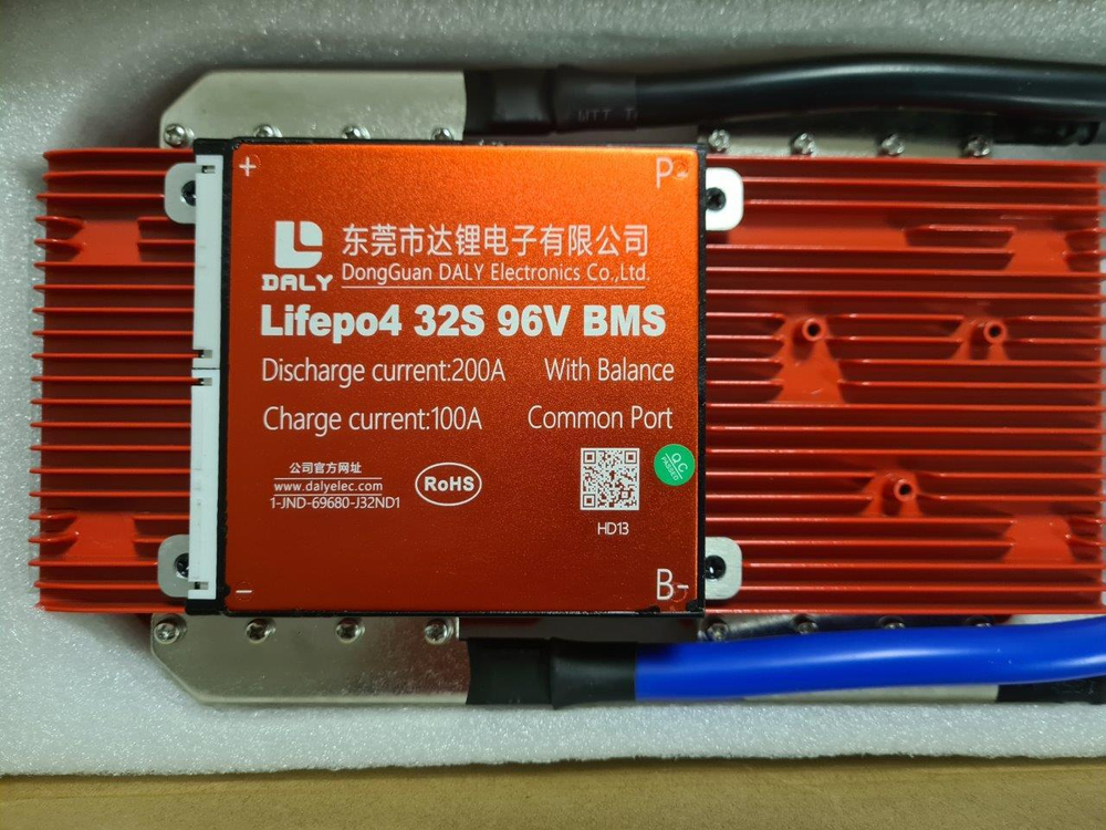 Плата контроля BMS LiFePO4 32S 96V 200A