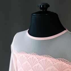 платье с сеткой