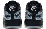 Кроссовки Nike Air Force 1 Skeleton 'Black On Black'
