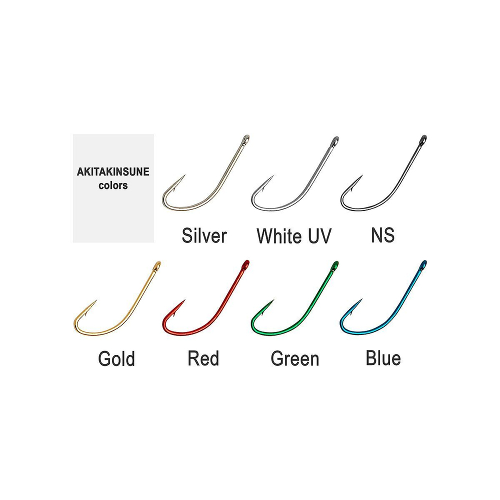 Крючок одинарный HIGASHI Akitakitsune ringed #2 Gold