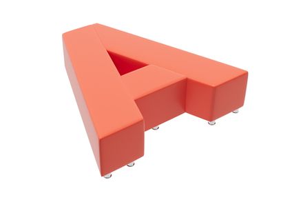 Диван пуф буква А