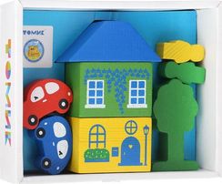 Конструктор "Цветной Городок" голубой