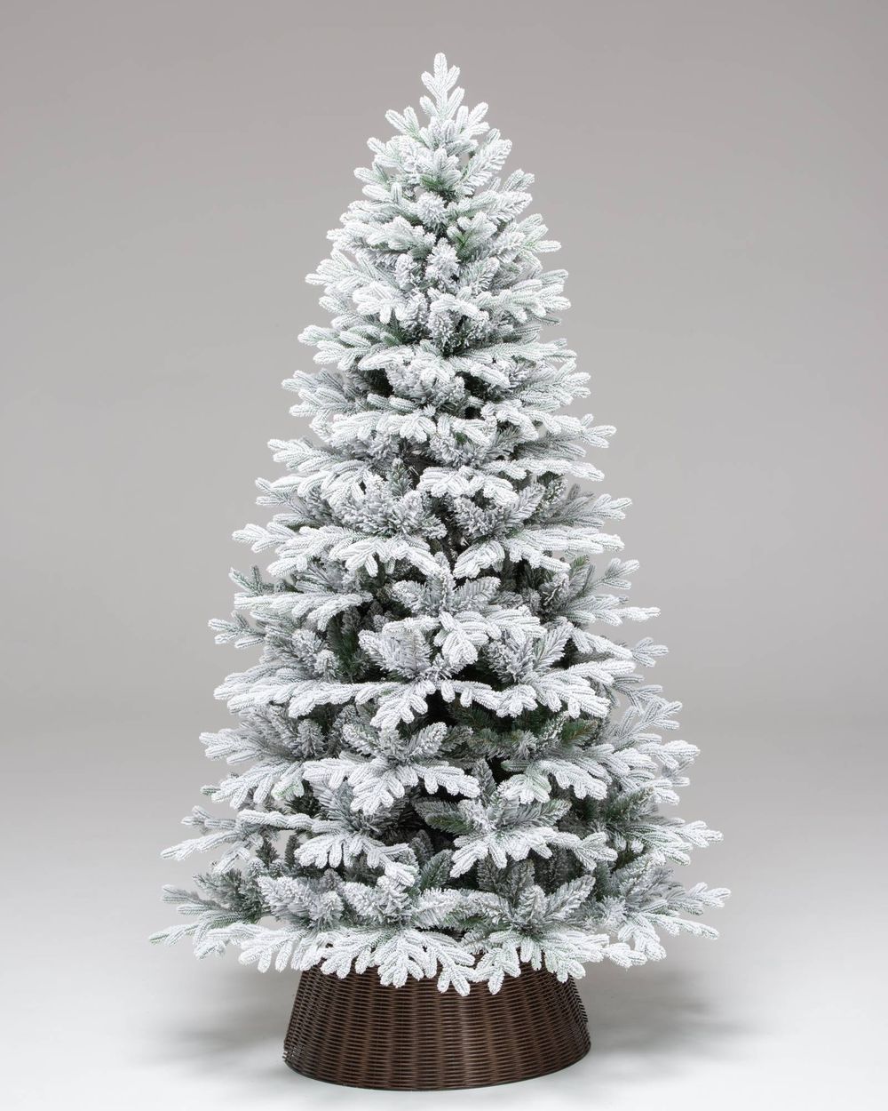 Заснеженная ель "Пермская" (Литая+пвх) 120 см / 1,2 м