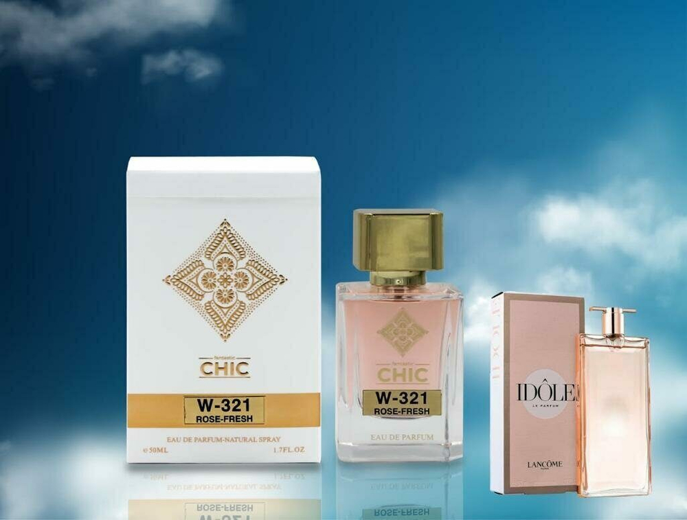 Стойкий парфюм Chic W-321 Rose Fresh edp for women 50 ml. (La.co.me Idole)