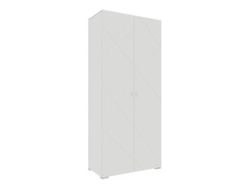 Абрис ПМ-332.22 исп.1 Шкаф комбинированный (с 2 дверьми) (Белый глянец)