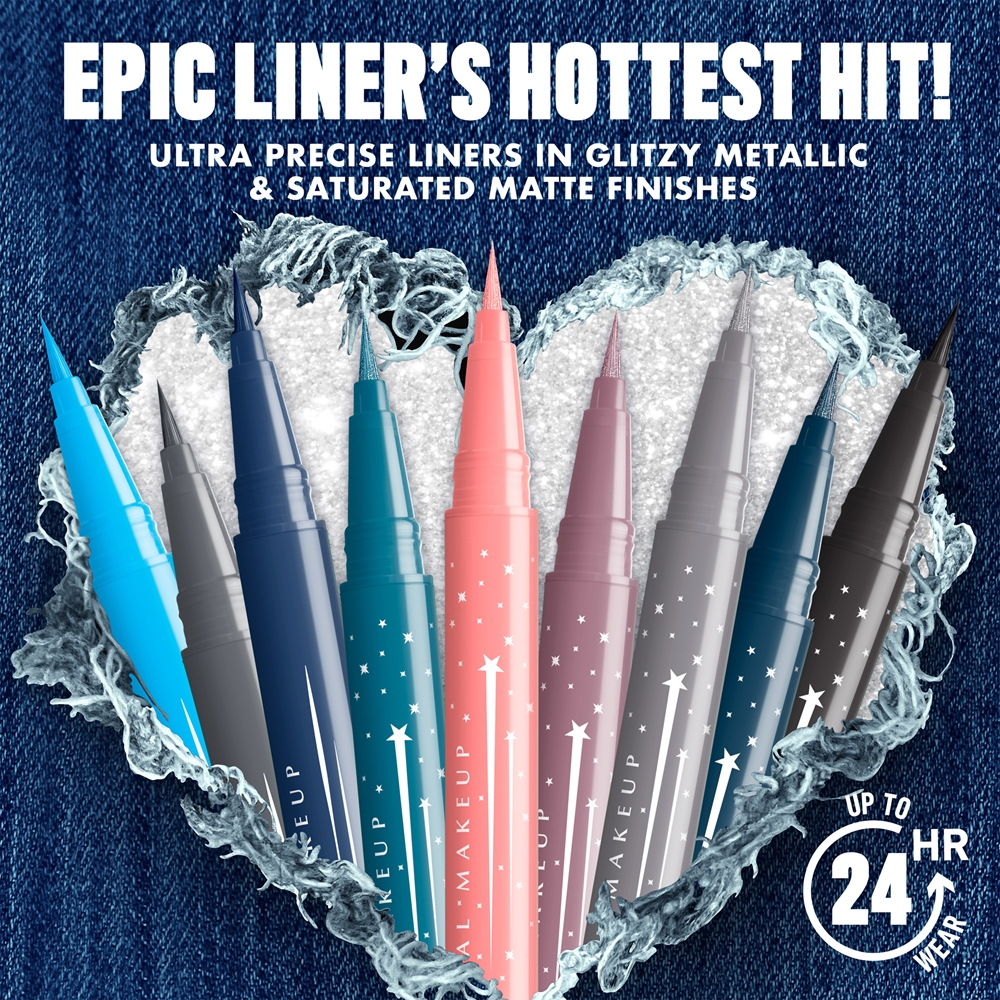 NYX Professional Makeup Epic Ink Glitz - Металлический карандаш для глаз оттенок Bootcut Bling, 1 ml