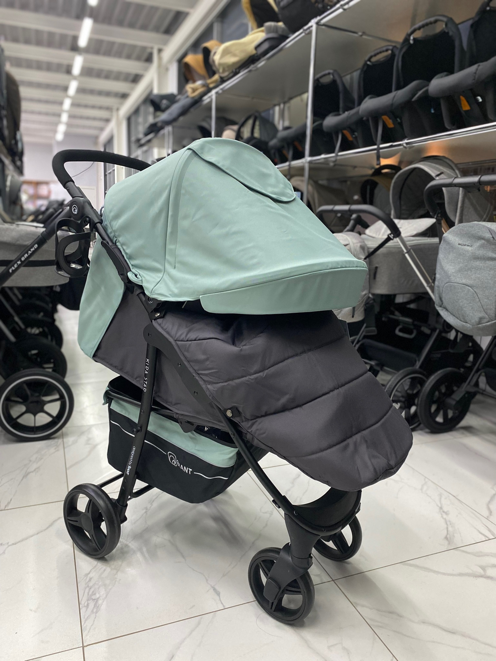 Коляска детская "KIRA STAR" RA055 Ocean Green 2022