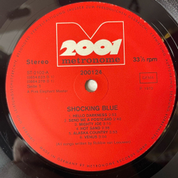 Винтажная виниловая пластинка LP Shocking Blue Best (Germany 1973) Venus