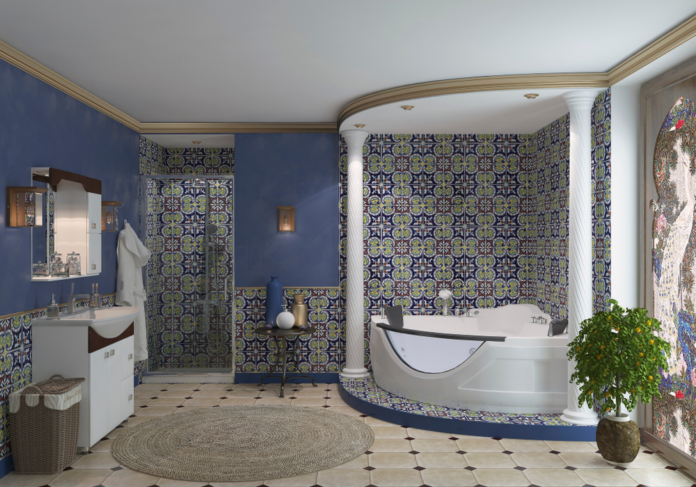 Ванна ГМ 1550*1550*750 с насосом OLB-806 с переливом