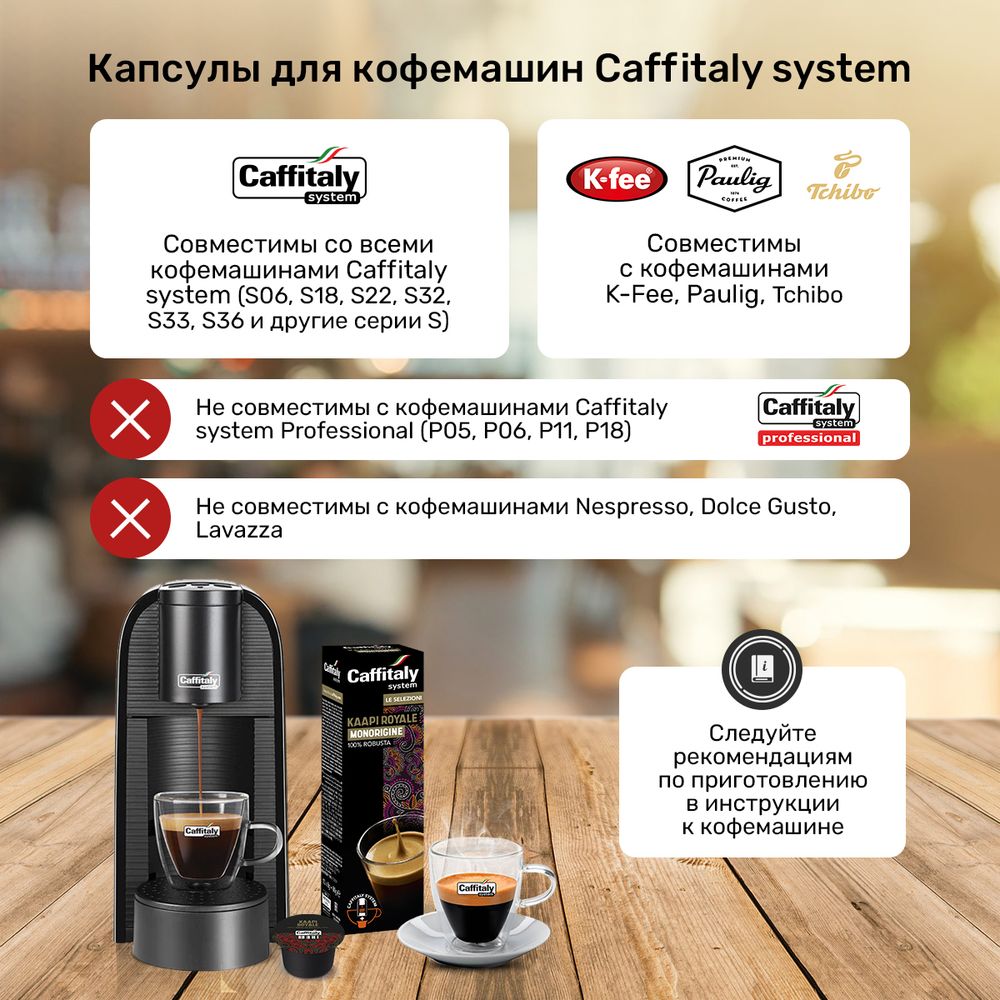 Кофе в капсулах Caffitaly India Monorigine