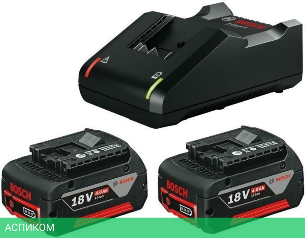 Аккумулятор с зарядным устройством для инструмента Bosch GBA 18V+GAL 18V-40 Professional (1600A019S0)