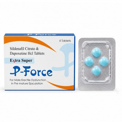 Препарат для улучшения эрекции Extra Super P-Force 100 mg (4 таб.)