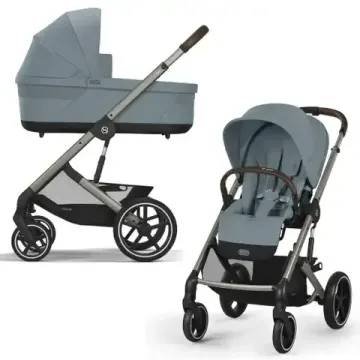 Коляска 2 в 1 Cybex Balios S Lux 2025 (Stormy blue/Taupe)