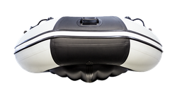 Лодка ПВХ Ривьера Компакт 3200 НДНД светло-серый/черный