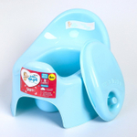 Горшок Lalababy Follow Me голубой с крышкой LA2701BL