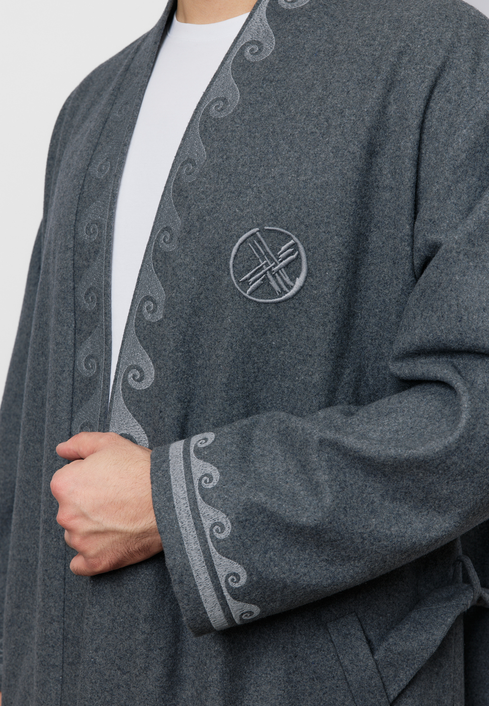 Шапан шерстяной OYU TOLQYN GREY