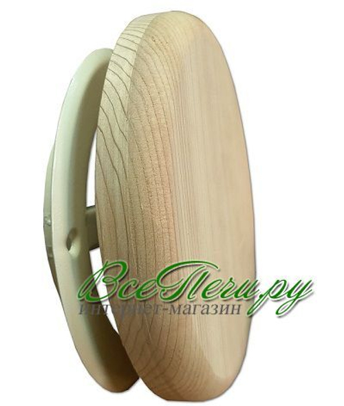 Вентиляционный клапан с юбкой Канадский кедр 100мм