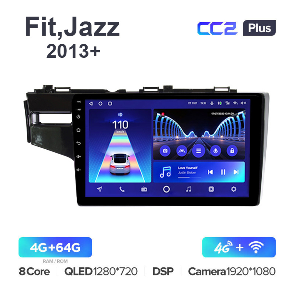 Teyes CC2 Plus 10,2"для Honda Fit, Jazz 2013+