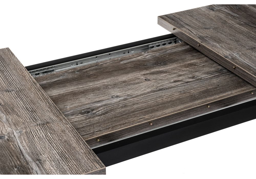 Стол Цефей 120(160)х75х77 дуб рошелье / графит