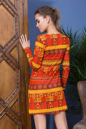 Женская сорочка Adelin 19214 Orange Mia-Mia