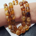 Цитрин природный, галтовка р-р 12-15мм, штучно