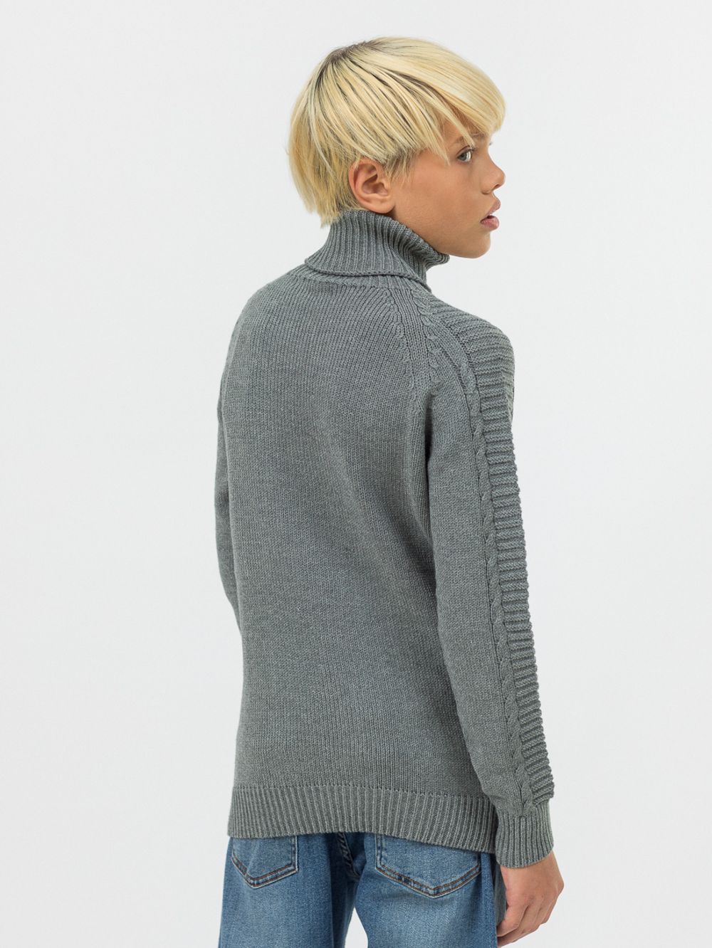 Джемпер для мальчика AT440 серый